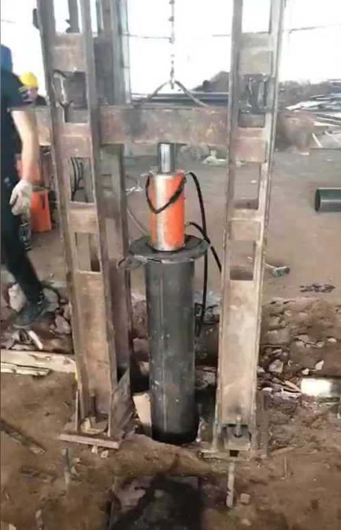 扬州宝应县钢管桩加固